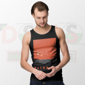 Visit Tatooine Twin Suns Tank Top – Retro Sci-Fi Desert Art