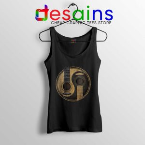 Yin Yang Guitar Tank Top Acoustic Guitar Tank Tops S-3XL