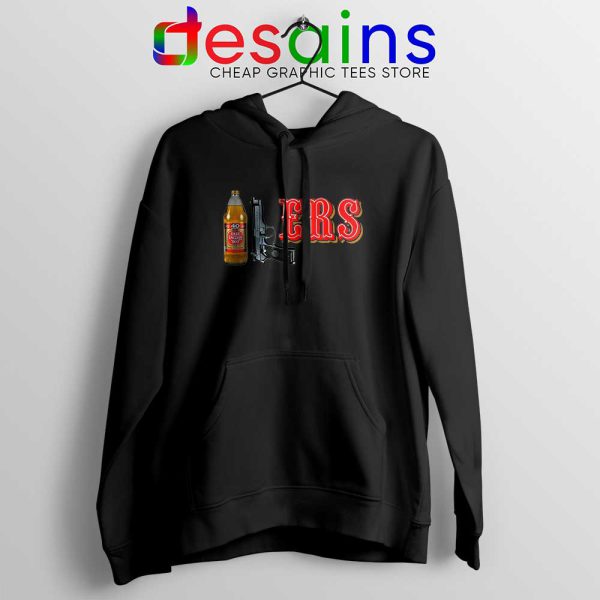 40/9 ERS 40oz 9mm Black Hoodie San Francisco 49ers Hoodies