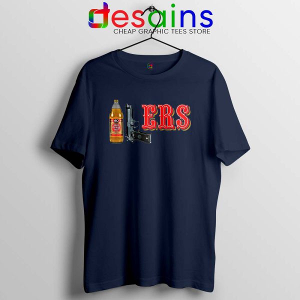 40/9 ERS 40oz 9mm Navy Tshirt San Francisco 49ers Tees