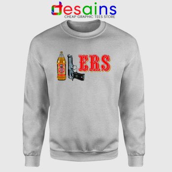 40/9 ERS 40oz 9mm Sport Grey Sweatshirt San Francisco 49ers Sweaters