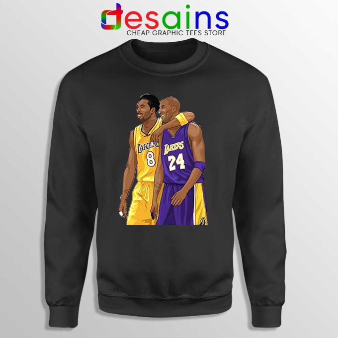 8 and 24 Kobe Costume Black Sweatshirt RIP NBA Kobe Bryant