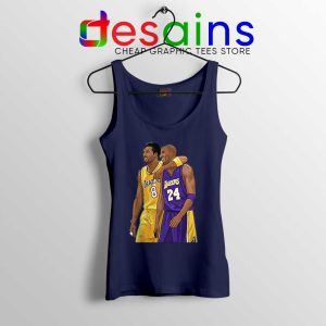 8 and 24 Kobe Costume Navy Tank Top RIP NBA Kobe Bryant Tops