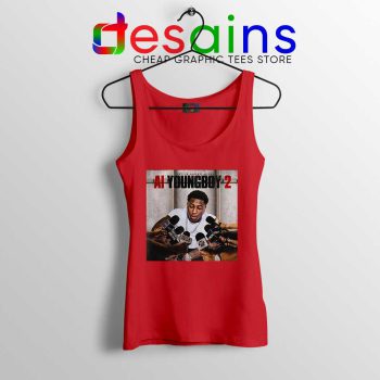 AI YoungBoy 2 Song Red Tank Top YoungBoy Never Broke Again