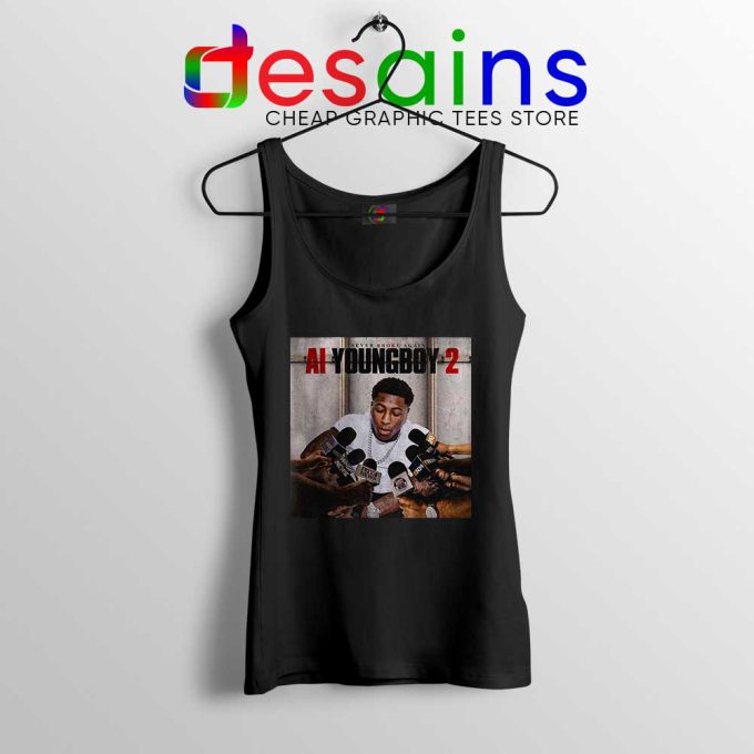 AI YoungBoy 2 Song Tank Top YoungBoy Never Broke Again Tops S-3XL