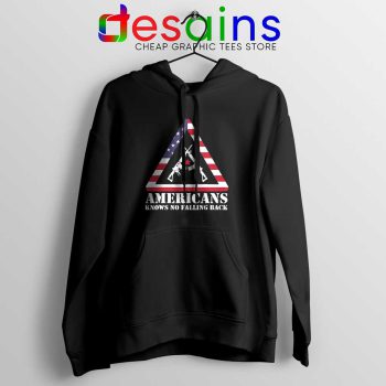 American Knows No Falling Back Hoodie Independence Day Hoodies