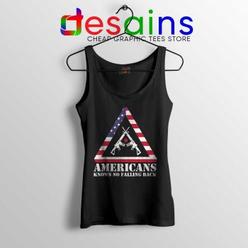 American Knows No Falling Back Tank Top Independence Day Tops S-3XL