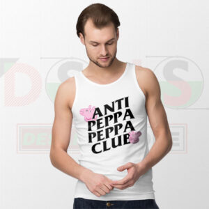 Anti Peppa Funny Meme Tank Top for Summer Vibes
