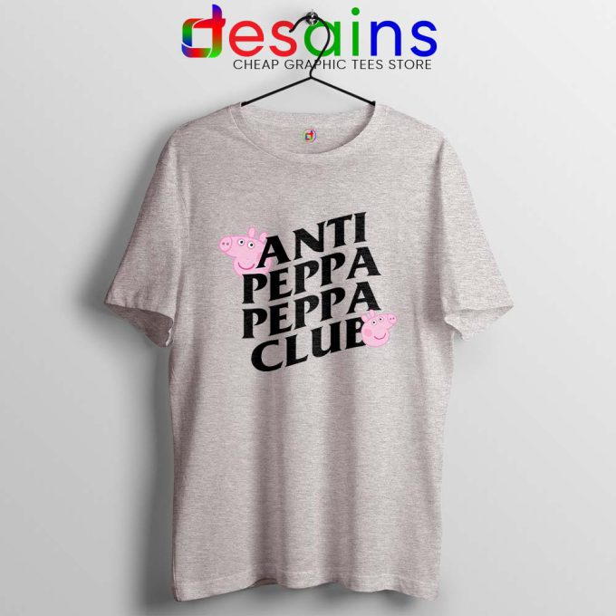 Anti Peppa Peppa Club SPort Grey Tshirt Anti Social Social Club Tees