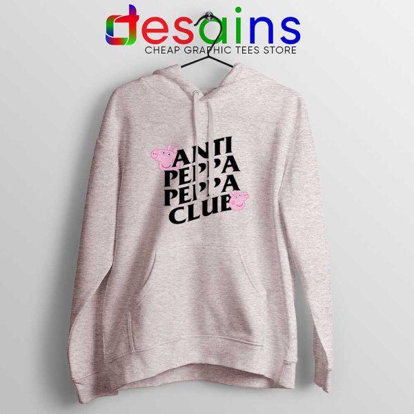 Anti Peppa Peppa Club Sport Grey Hoodie Anti Social Social Club Hoodies