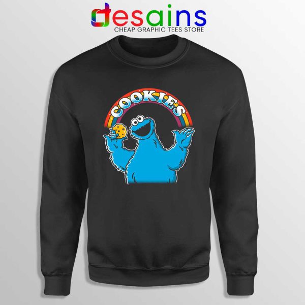 As Long As We Have Cookies Black Sweatshirt Funny Cookies Sweaters