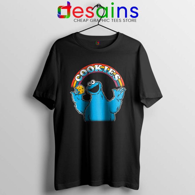 As Long As We Have Cookies Black Tshirt Funny Size S-3XL