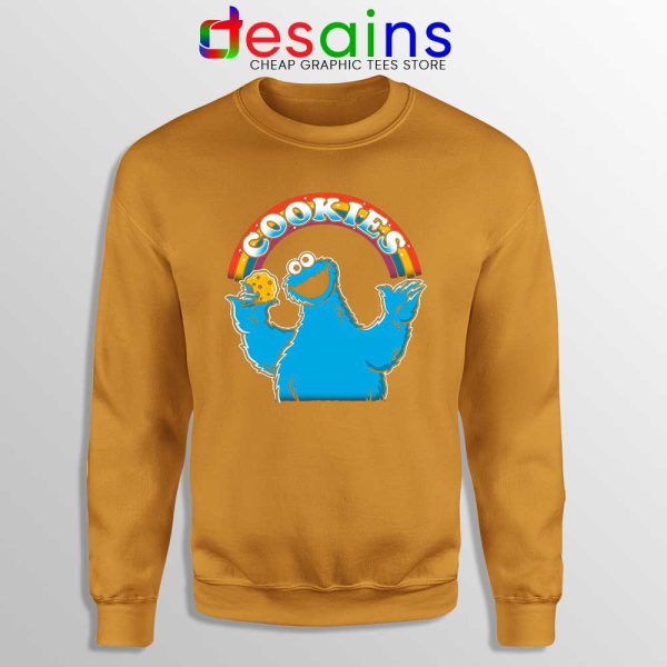 As Long As We Have Cookies Orange Sweatshirt Funny Cookies Sweaters