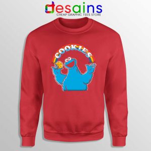 As Long As We Have Cookies Red Sweatshirt Funny Cookies Sweaters