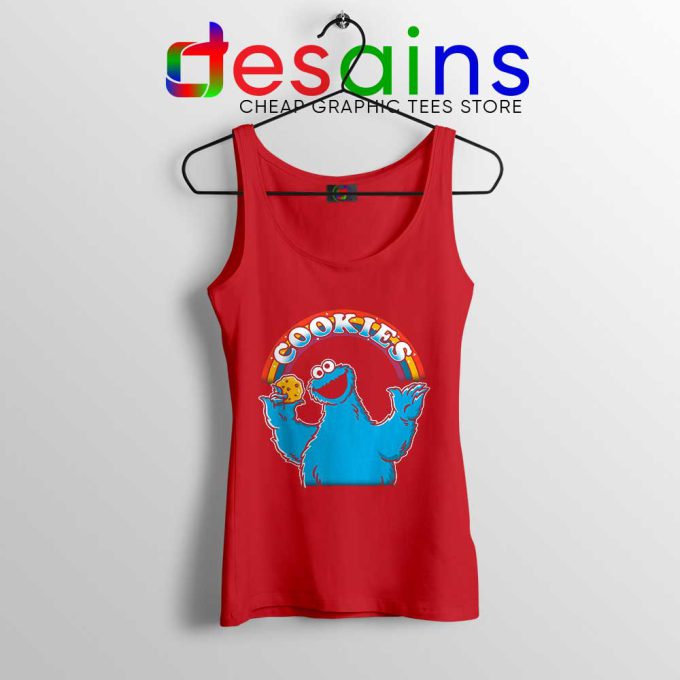 As Long As We Have Cookies Red Tank Top Funny Cookie Tops