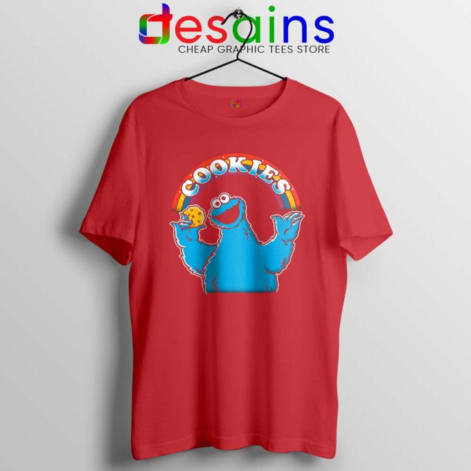 As Long As We Have Cookies Red Tshirt Funny Size S-3XL