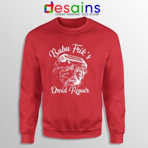 Babu Frik The Rise of Skywalker Red Sweatshirt Star Wars Sweaters