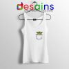 Baby Yoda in a Pocket Tank Top The Child Tops S-3XL