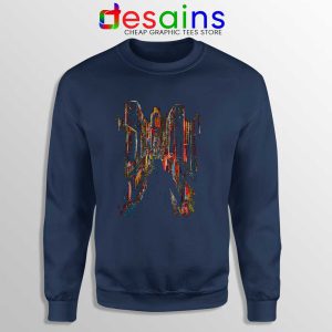 Batman Dark Vision Navy Sweatshirt The Batman Art Sweater