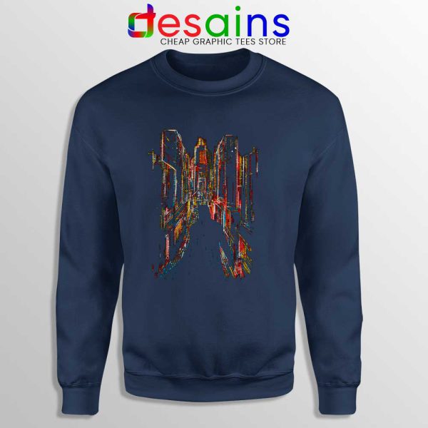 Batman Dark Vision Navy Sweatshirt The Batman Art Sweater