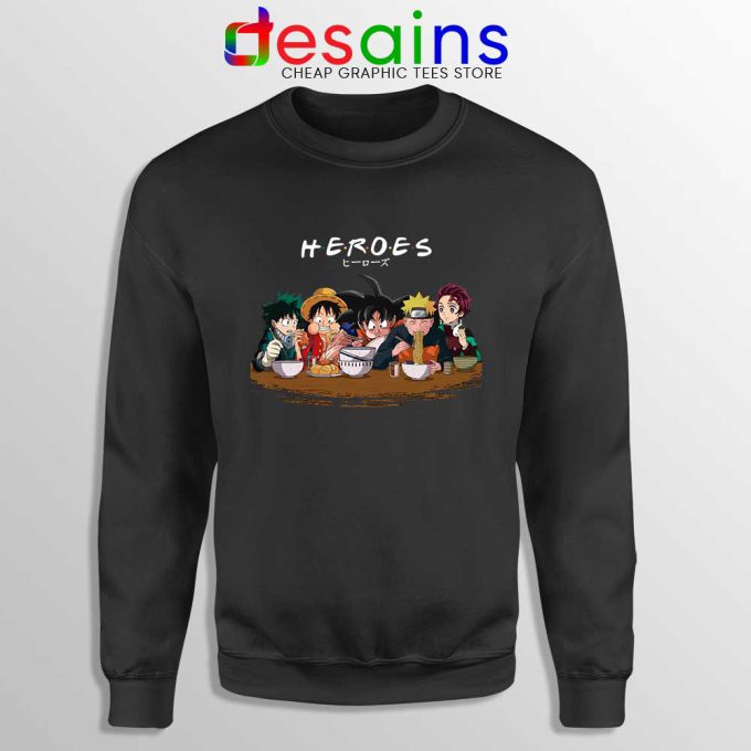 Best Anime Superheroes Sweatshirt Friends Manga Sweaters S-3XL