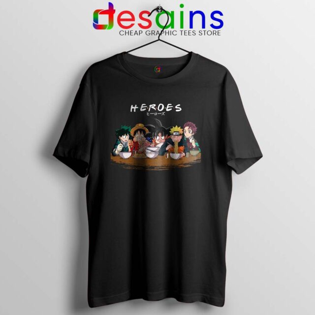 Best Anime Superheroes Tshirt
