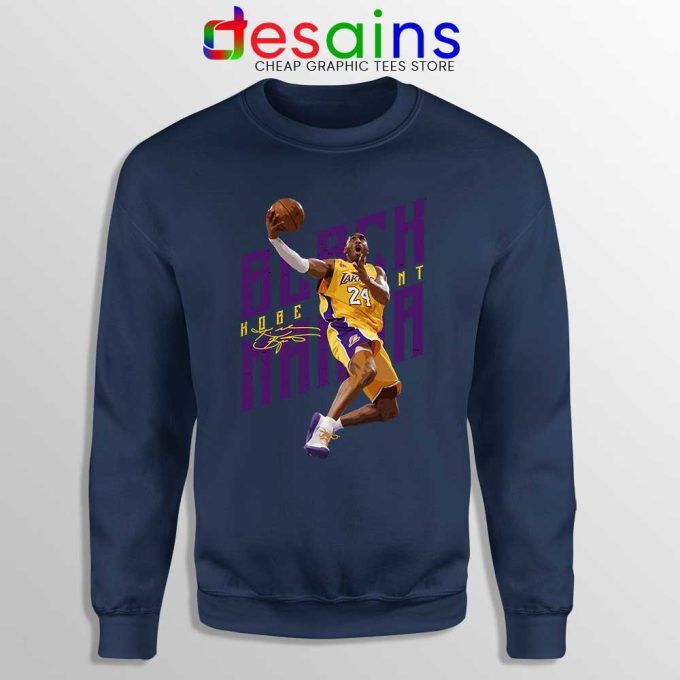 Best Dunks Black Mamba Navy Sweatshirt Kobe Bryant RIP NBA