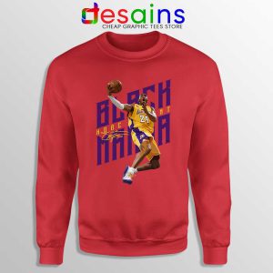 Best Dunks Black Mamba Red Sweatshirt Kobe Bryant RIP NBA