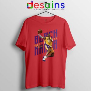 Best Dunks Black Mamba Tshirt Red Kobe Bryant RIP NBA Tees