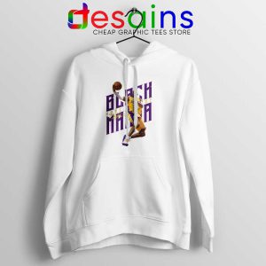 Best Dunks Black Mamba White Hoodie Kobe Bryant RIP NBA Hoodies