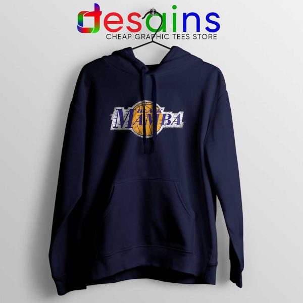 Black Mamba LA Lakers Navy Hoodie RIP Kobe Bryant NBA Hoodies