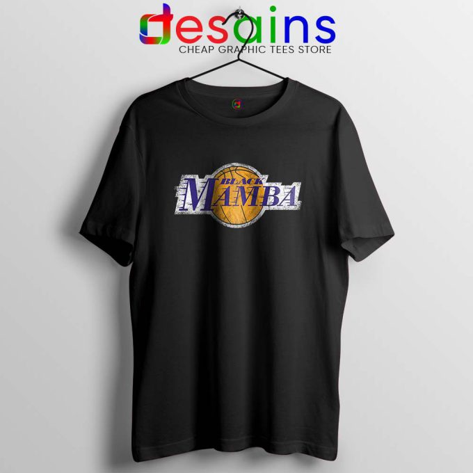 Black Mamba LA Lakers Tshirt RIP Kobe Bryant NBA Tee Shirts S-3XL