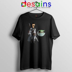 Bobs Burgers Boba Fett Black Tshirt Baby Yoda Tee Shirts