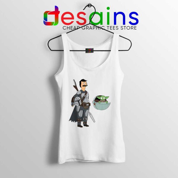 Bobs Burgers Boba Fett Tank Top Baby Yoda Tops S-3XL