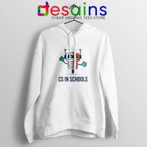 CS in Schools Robot Hoodie Computer Science Hoodies S-2XL