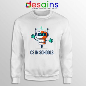 CS in Schools Robot Sweatshirt Computer Science Sweaters S-3XL