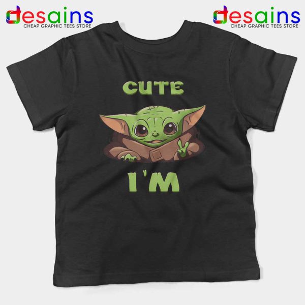 Cute Im The Child Kids Tshirt Baby Yoda Youth Tees S-XL