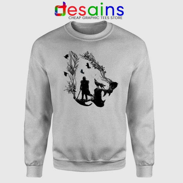 Direwolves Game of Thrones Sport Grey Sweatshirt Jon Snow Wolf Sweater