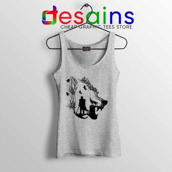 Direwolves Game of Thrones Sport Grey Tank Top Jon Snow Wolf Tops