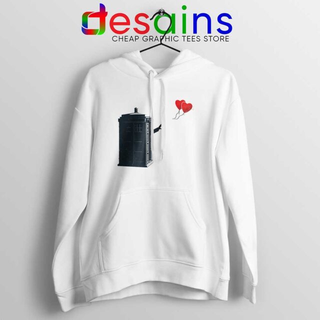 Doctor Who With Heart Balloons Hoodie