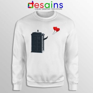 Doctor Who With Heart Balloons Sweatshirt