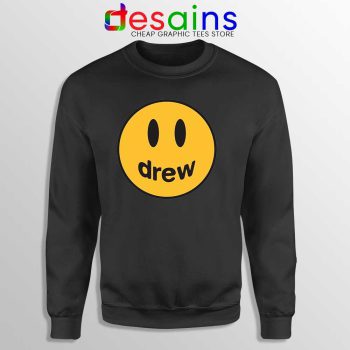 Drew Smile Face Black Sweatshirt Drew House Sweaters