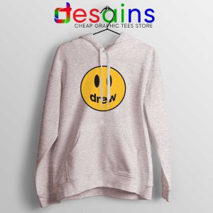 Drew Smile Face Sport Grey Hoodie Drew House Justin Hoodies