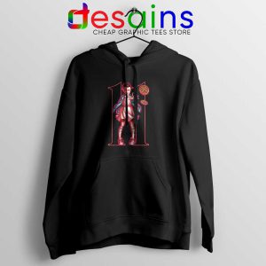 Eleven Character Black Hoodie Stranger Things Netflix Hoodies