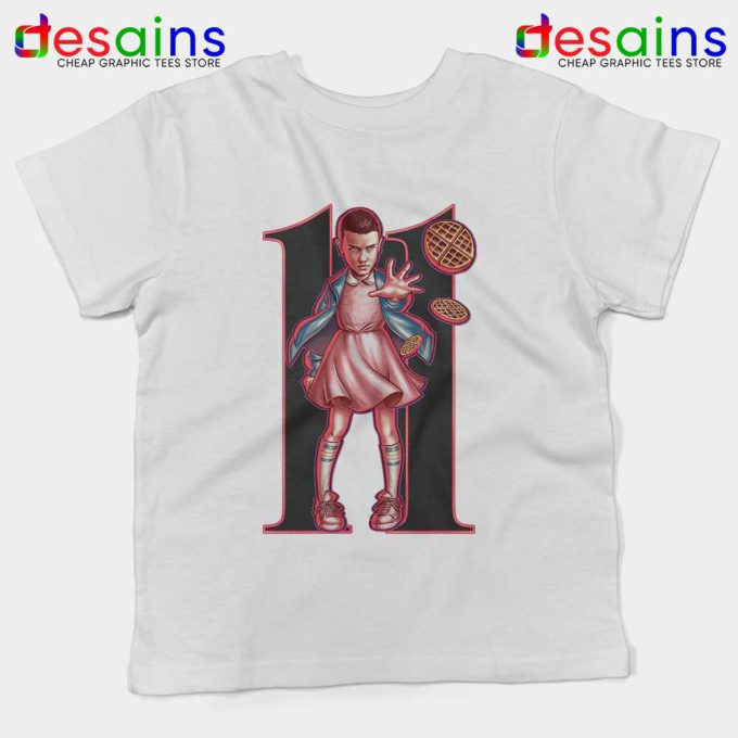 Eleven Character Kids Tshirt Stranger Things Netflix Youth Tees S-XL