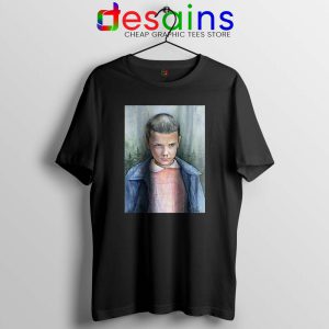 Eleven Stranger Things Blood Black Tshirt Stranger Things Merch Tees