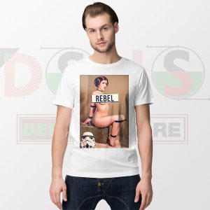 Forbidden Naked Princess Leia T-Shirt