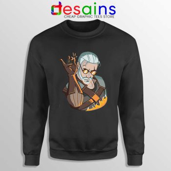 Geralt Witcher Salt Bae Black Sweatshirt The Witcher Netflix Sweaters