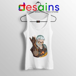 Geralt Witcher Salt Bae Tank Top The Witcher Netflix Tops Size S-3XL