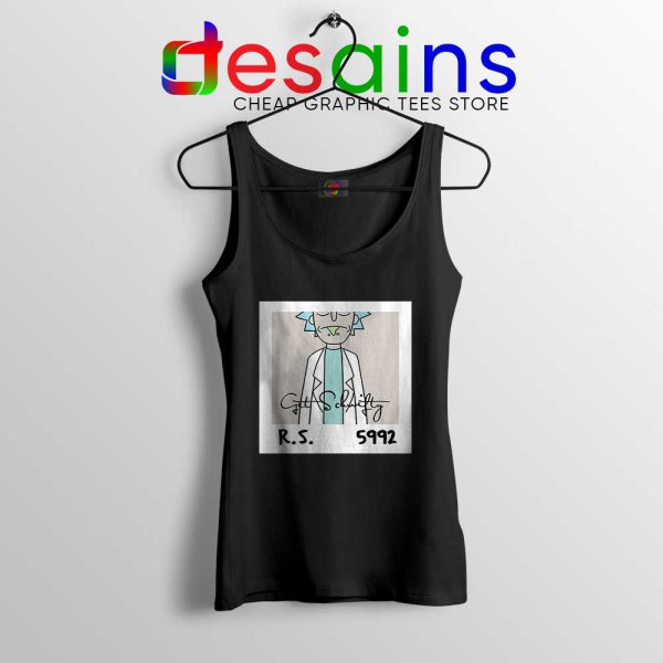Get Schwifty 1989 Taylor Swift Black Tank Top Rick and Morty Tops